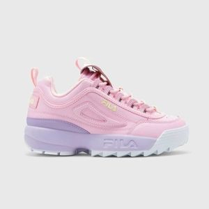 Pink and Purple Fila Disruptor 2